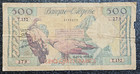 ALGERIA - ALGERIA - 500 FRANCS ALGERIA NOTE DATED 24/2/1958.REF:T3.