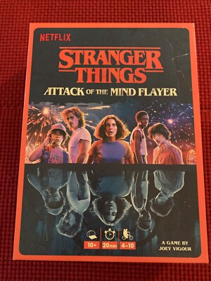 Stranger Things Netflix Attack of The Mind Flayer Game~ New Open Box
