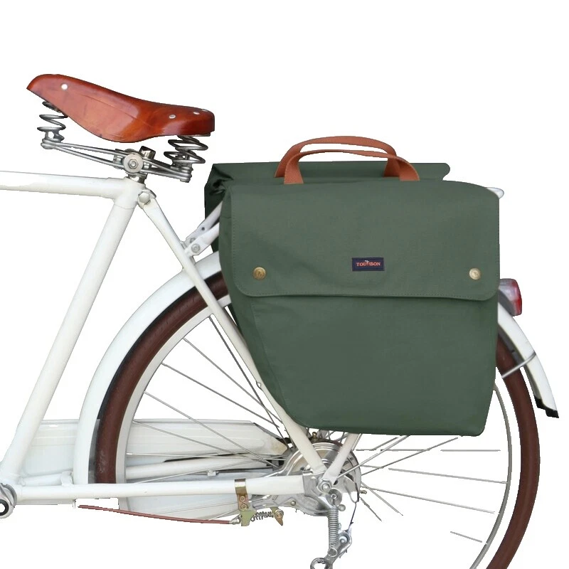 Bicicleta Trasero Marrón Bolsos y alforjas