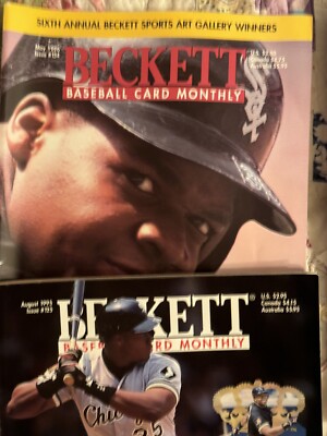 Beckett Baseball Card Magazines 1995 -1996 Lot Of 6 | eBay