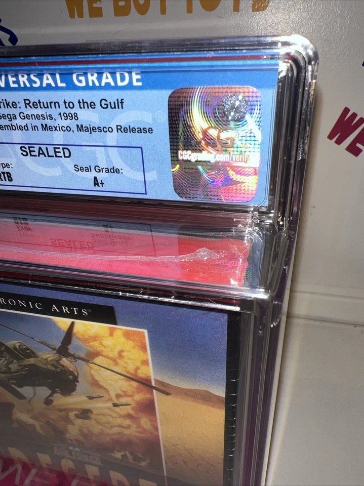 Vintage 1998 Desert Strike Return to the Gulf Sega Genesis New CGC 8.0 🔥 - Image 4 of 4