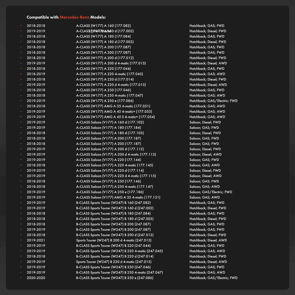 2x Brazo de control delantero con rótula para Mercedes-Benz W177 A180d 2018 A160d A180 Foto 2 de 4