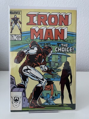 Iron Man #204 Marvel US Comic Heft Top Zustand bagged and Boarded