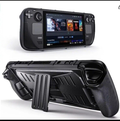 Benazcap Case for Steam Deck 2021 Release, Full Body TPU+PC Protective Case Cove