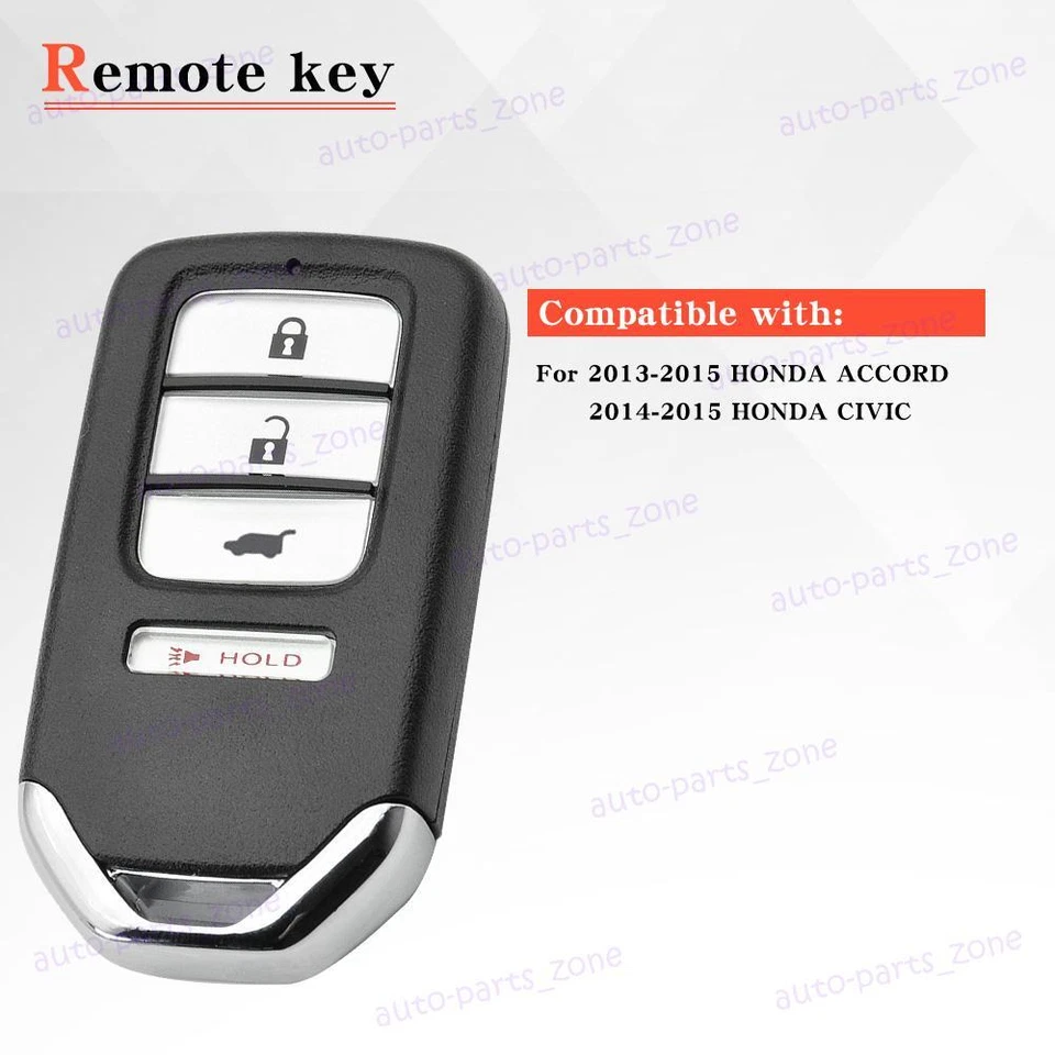 Ajuste para Honda CR-V 2015 2016 mando a distancia sin llave inteligente llavero ACJ932HK1210A 4 botones Foto 4 de 4