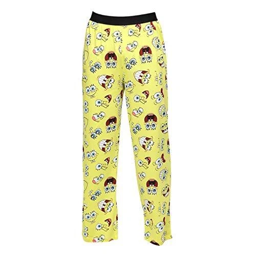Spongebob Character Features Cotton Lounge Pants Nightwear PJ Bottoms
