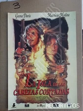 GEENA DAVIS MATTHEW MODINE THE ISLAND OF CUT HEADS ADVERTISING PRESS REC