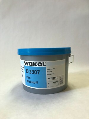Wakol D 3307 Vinylkleber PVC-Kleber Vinyl Dispersionsklebstoff á 3 kg
