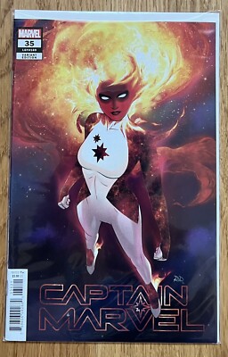  Captain Marvel  #35 (Marvel 2019) Spoiler Variant 1st Full Binary Force