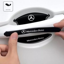 8pcsset Car Door Handle Bowl Scratch Sticker Fit Mercedes Benzprotector Film