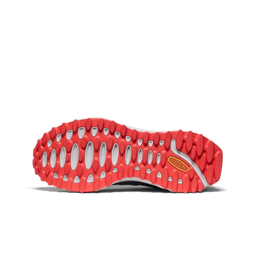 Keen Zionic WP Scarpe da Trekking Uomo Acciaio Grigio Rosso Papavero M9.5