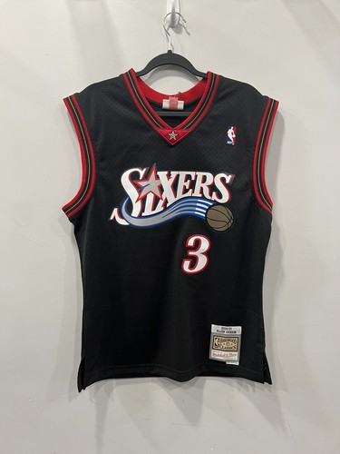 Philadelphia 76ers Allen Iverson Road Swingman Jersey by Mitchell & Ness Sz M