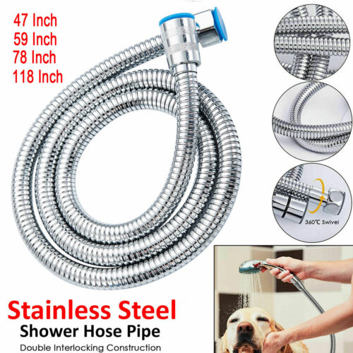 10 Fuß Duschkopf Schlauch Handgerät Extra Lang Edelstahl Badezimmer Flexibler Schlauch - Bild 3 von 26