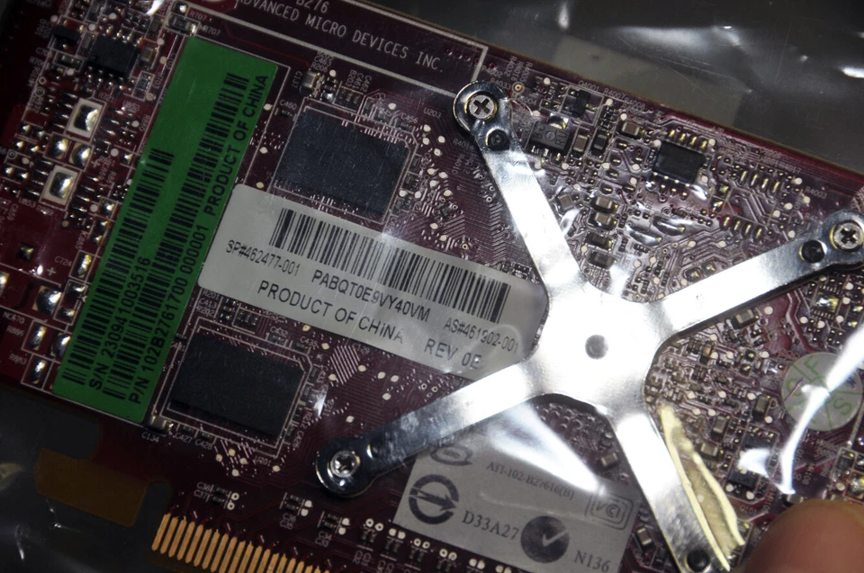 HP / ATI Radeon HD2400 256MB PCI-E Graphics Video Card 462477-001  NEW! - Image 4 of 4