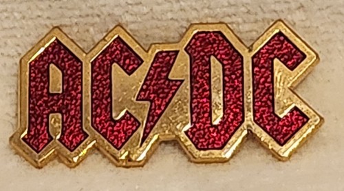 AC/DC RED & GOLD COLORED PIN | eBay