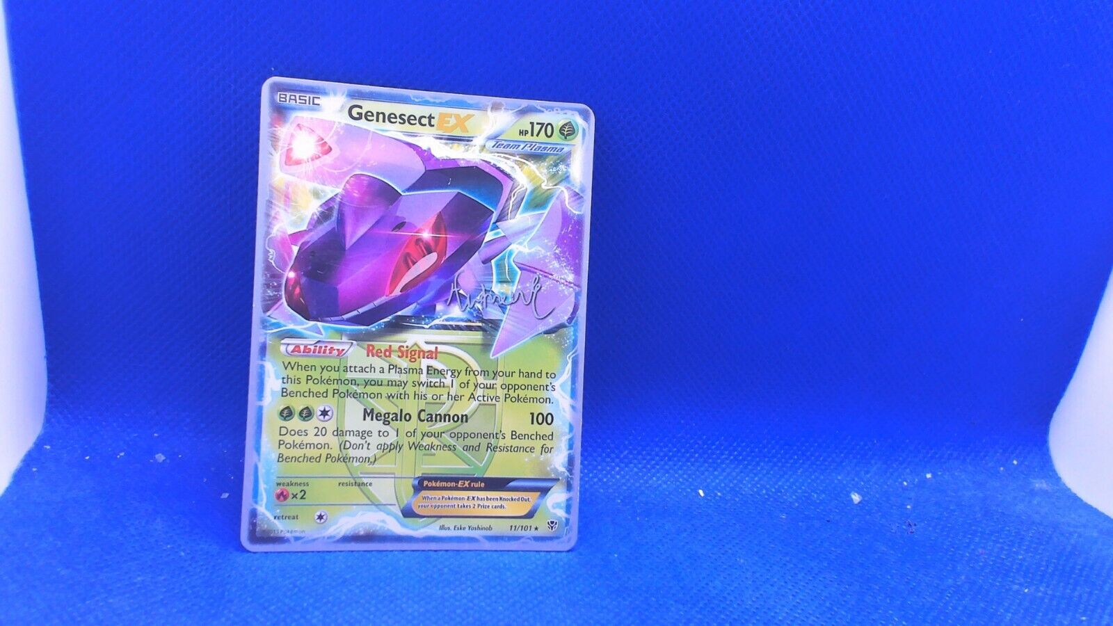 PSA 10 2013 Plasma Blast Genesect EX 11/101 HOLO Pokemon Card