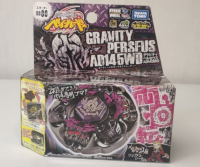 Gravity Destroyer AD145WD Gravity Perseus BB-80 Beyblade Metal