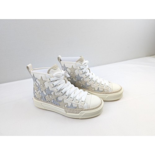 Amiri , Stars Court High-Top Sneakers in Grey / White BNWB 43 - 第 12/22 張圖片