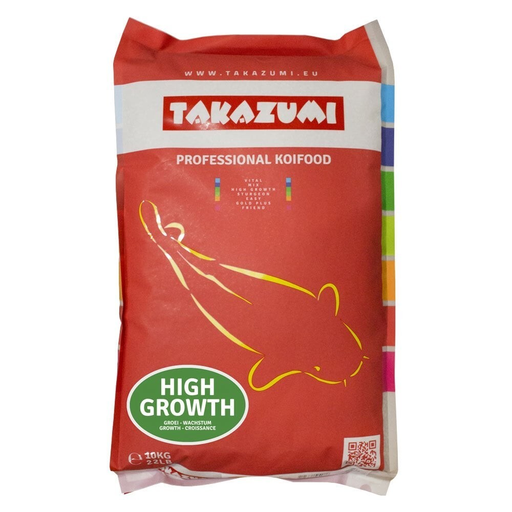 Takazumi High Growth Koi food 10kg A well-balanced professional Koi food BJS