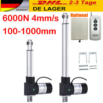 DC 12V 6000N Elektrischer Linearantrieb 100mm~1000mm Linearmotor Linear Actuator