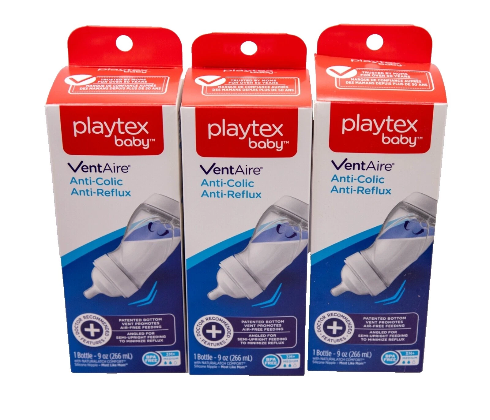 Biberones Playtex Angled 260ml/9oz.
