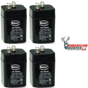Deer Feeder Battery Replacement 4 Pack 6v 5a Spring Top