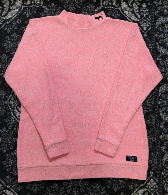 Download Victoria Secret PINK Mock Neck Textured Top Extra Small | eBay