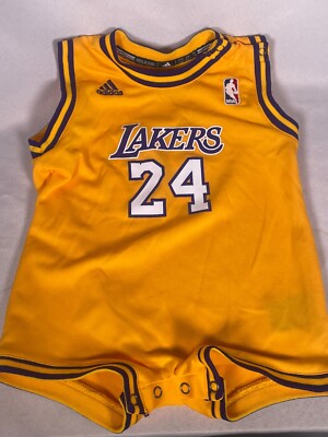 Adidas Kobe Bryant Lakers Onesie Kobe Bryant #24 Adidas Los