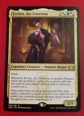 1x Evelyn, the Covetous | Streets of New Capenna | MTG Magic Cards