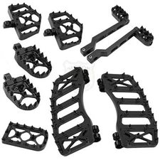MX Style Floorboards Shifter Levers Foot Pegs Kit For Harley Touring FL Softail 