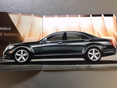 2011 Mercedes Benz S-Class S400 S550 S600 20-page Sales Brochure