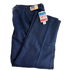 Vintage SFO Jeans Mens 48x30 Made in USA NWT Dark Wash Denim Big Tall NOS