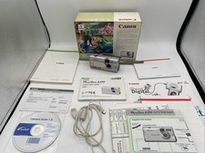 Canon Power Shot A310 Digital Camera Complete w/Box + Flashcard -Tested & works