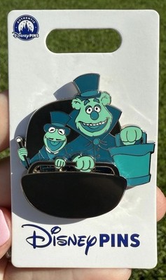 Disney Parks 2025 Haunted Mansion - Muppets Kermit & Fozzie Doom Buggie OE Pin