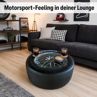 Racing Hocker / Beistelltisch Slick  org. aus der DTM, GT 3, Motorsportgeschenk