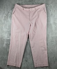 Bills Khakis Parker Seersucker Red Stripe Pants Mens 42 Made In USA Standard Fit