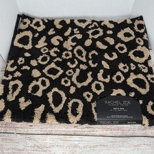 Rachel Zoe Black Tan Cheetah Leopard Animal P...