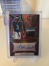 2024 Panini Select - Nolan Smith Patch Auto /49