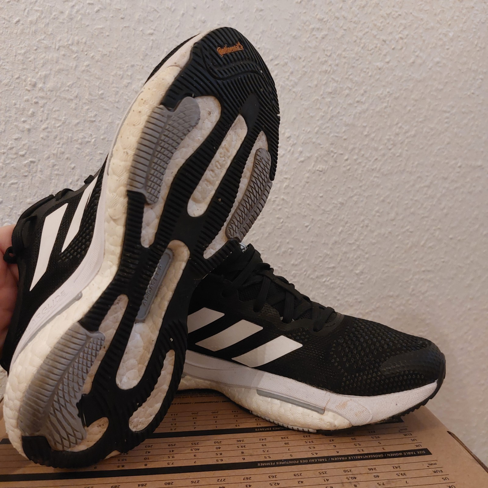 SAOLA Adidas Solarglide 5 scarpe da donna taglia 39 1 3 nere Continental