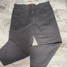 Men's DockERS Pants, Size 34x32, Classic Fit, Straight Front, Gray