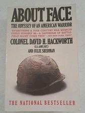 Touchstone 1990 Edition 1st Print Paperback-About Face-David H Hackworth-Vietnam