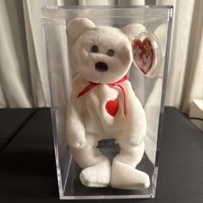 VALENTINO the BEAR 1994 5th Gen w/ BROWN NOSE  w/ ERROR Oakbrook typo