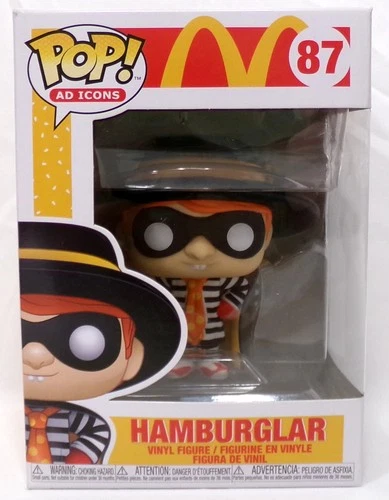 Funko Pop! Ad Icons McDonalds 87 Hamburglar 2020 Vinyl Figure New In Box