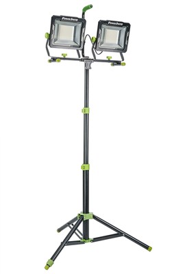 30000 Lumen Dualhead Led Work Light With 80 In. Adjustable Metal Fliplock Tripod