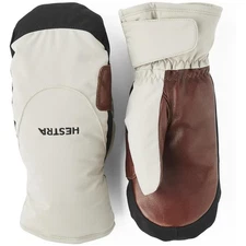 NEW! Hestra CZone Mellow Waterproof Ski Unisex Mittens Color Beige Size 8 Medium