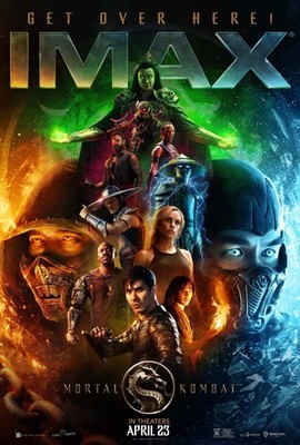 2021 Mortal Kombat Movie Poster 11X17 Liu Kang Sub Zero Sonya Blade Kano  
