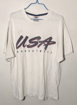 1996 アトランタ五輪 USAバスケ ドリームチーム Tシャツ Men's Vintage 1996 Nike USA Olympic Atlanta Dream Team Basketball