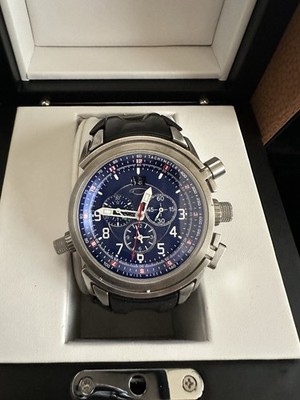 OAKLEY 12 GAUGE MEN'S WATCH Swiss Stainless Chronograph w/ White Dial