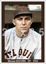 Moose Solters - 1935 St. Louis Browns - choose a style - colorized print
