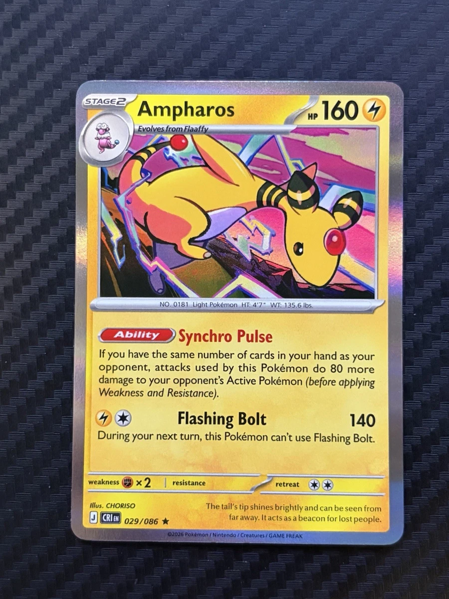 ampharos pokemon card value - 1/115 - Holographic Holo Foil Playing Trading - Treasurentreats Prelovedbargains Luxury Collectible Boutique If you find any Energy cards there Ampharos ex Pokemon Cards Price